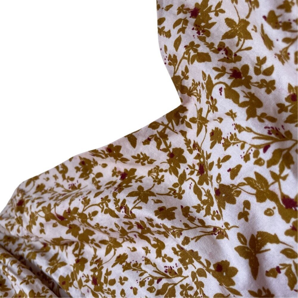 For Good Floral Flutter Sleeve Mini Dress With V-Neckline & Lace-Up Back - Picture 14 of 16